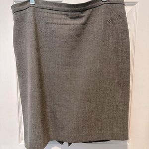 Loft gray pencil skirt